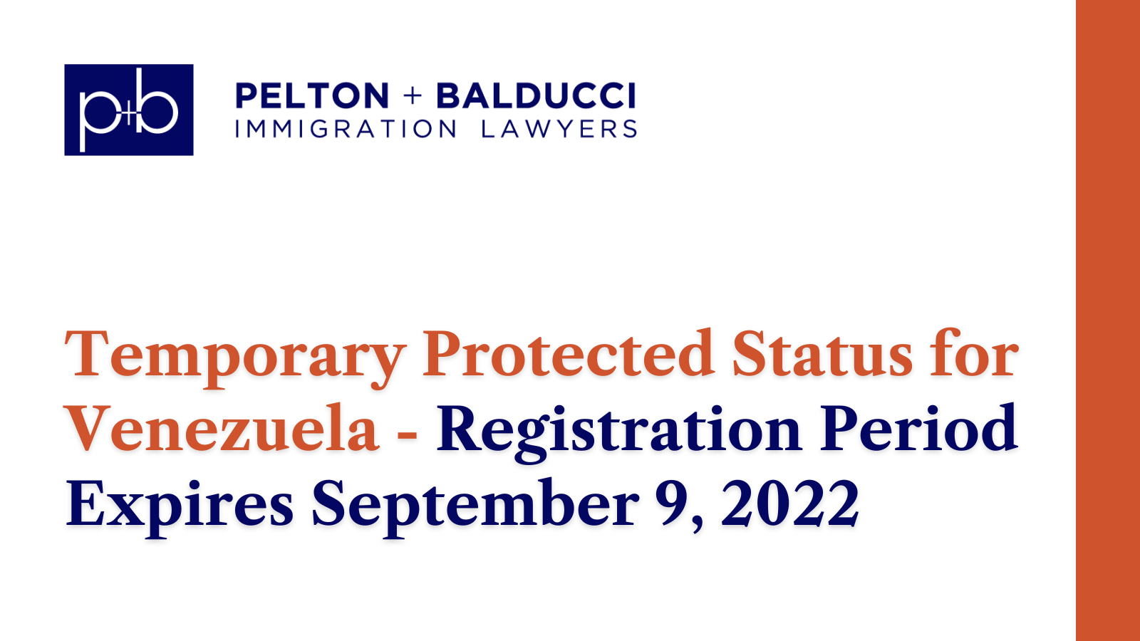 Temporary Protected Status for Venezuela - New Orleans Immigration Lawyers - Pelton Balducci
