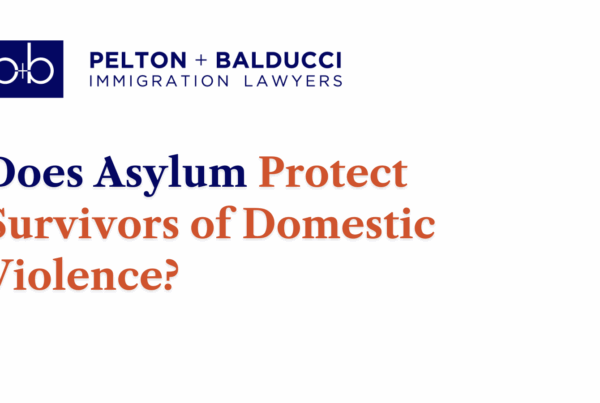 Does Asylum Protect Survivors of Domestic Violence?